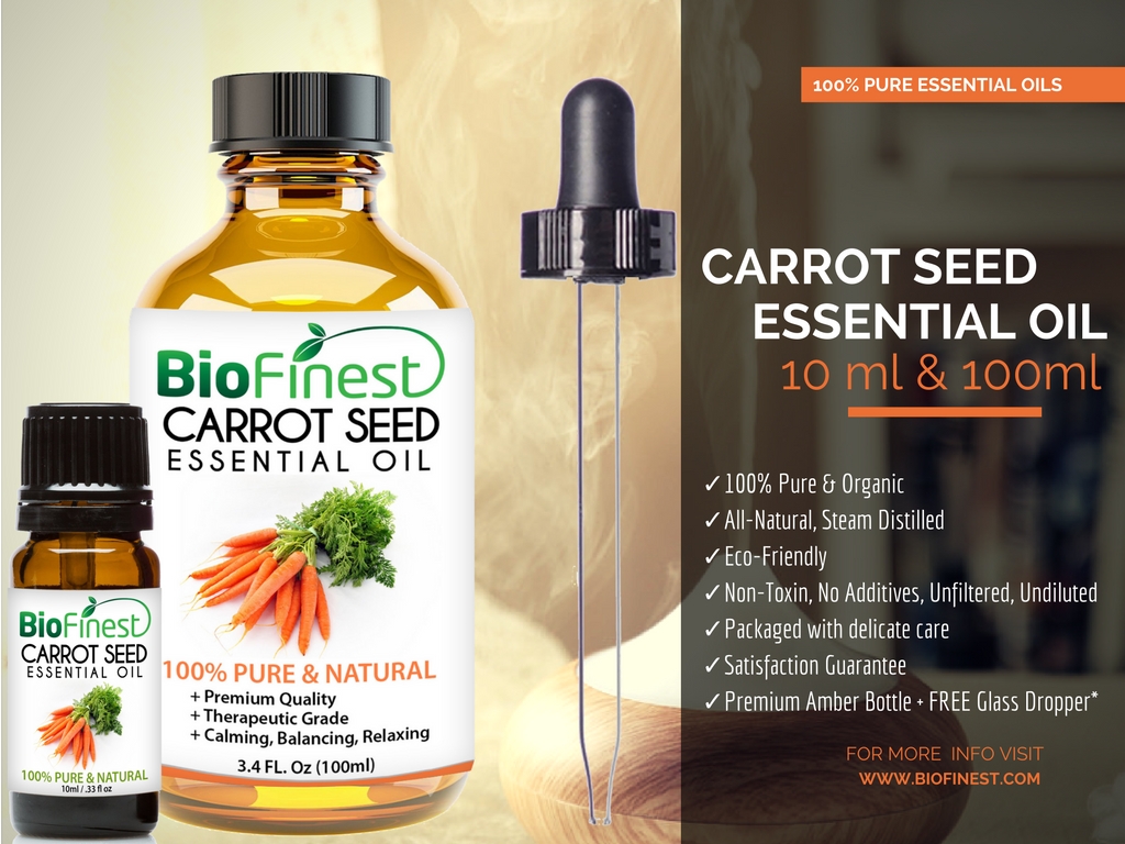 Carrot Seed Oil – 100% Pure Face Essential Oil