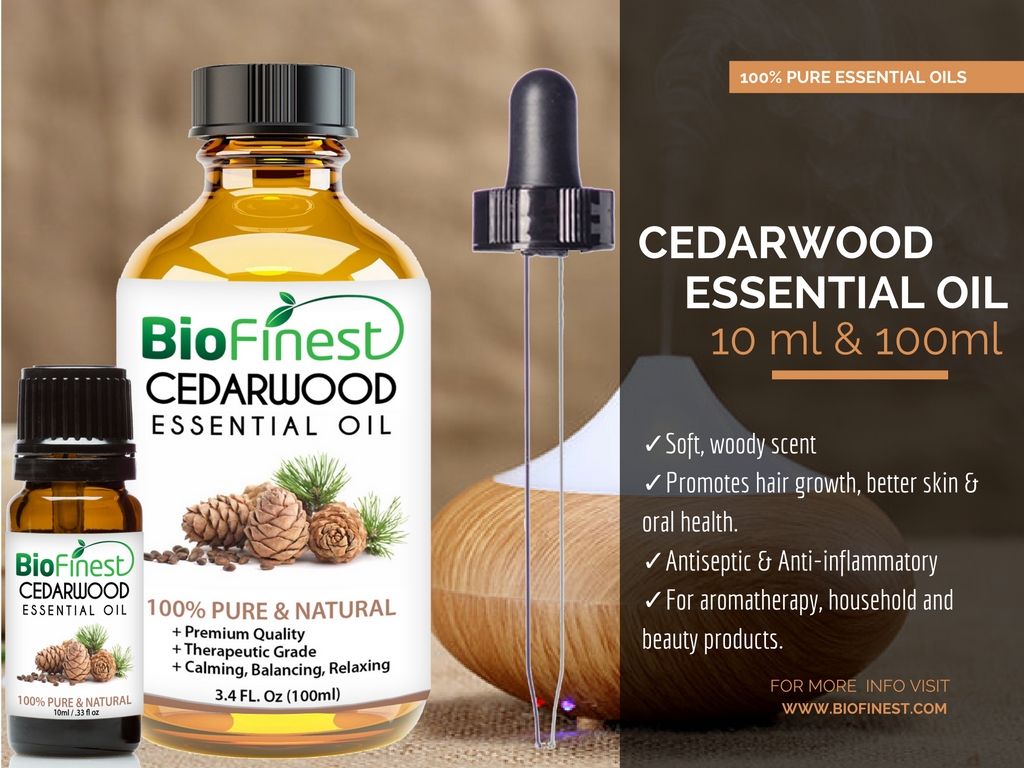 Cedarwood Essential Oil 100 Pure Therapeutic Grade Best For
