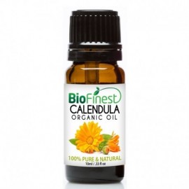 Calendula Organic Oil - 100% Pure Cold-Pressed -  Premium Moisturizer - For Dry Skin, Ezcema, Rashes, Psoriasis, Spider Veins