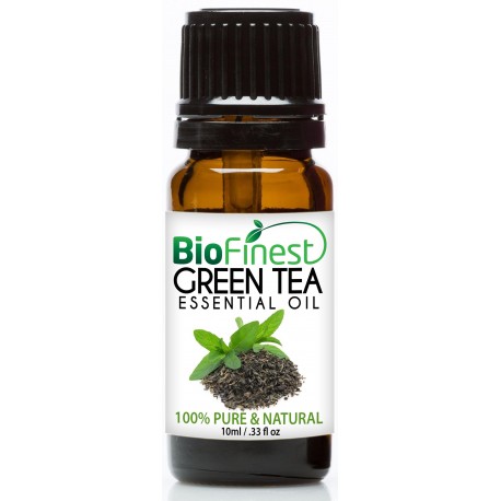 Green Tea Essential Oil - 100% Pure Undiluted - Therapeutic Grade - Best For Aromatherapy -  Boost Fat Burning - Anti-oxidant