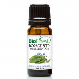 Borage Seed Organic Oil - Pure Cold-Pressed -  Premium Quality