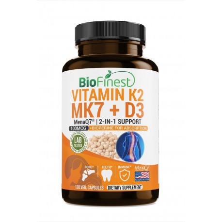 Vitamin K2 (MK7) with Supplement - Vitamin D & K Complex