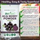 Biofinest Acai Berry Juice Powder - 100% Pure Freeze-Dried Antioxidant Superfood -Boost Digestion Weight Loss