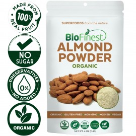 Almond Powder - 100% Pure Freeze-Dried Antioxidants Superfood - Boost Digestion Weight Loss