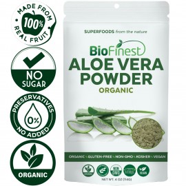 Aloe Vera Powder (Aloe barbadenis) - Pure Freeze-Dried Superfood - Best for Skin & Hair Health*