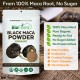 Black Maca Root Powder - 100% Pure Freeze-Dried Antioxidant Superfood - Boost Vitality & Endurance
