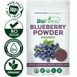 Blueberry Juice Powder - 100% Pure Freeze-Dried Antioxidant Superfood - Boost Digestion Weight Management*