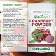 Cranberry Juice Powder - 100% Pure Freeze-Dried Antioxidants Superfood - Boost Digestion Weight Loss