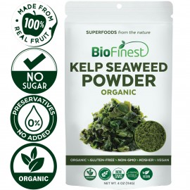 Kelp Seaweed Powder - 100% Pure Freeze-Dried Antioxidants Superfood -Detox Weight Management Boost Digestion*