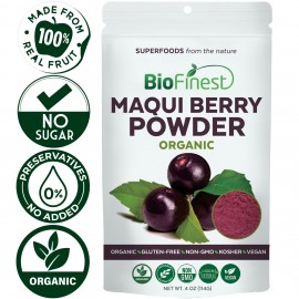 Maqui Berry Juice Powder - 100% Pure Freeze-Dried Antioxidants Superfood - Boost Digestion Weight Management*
