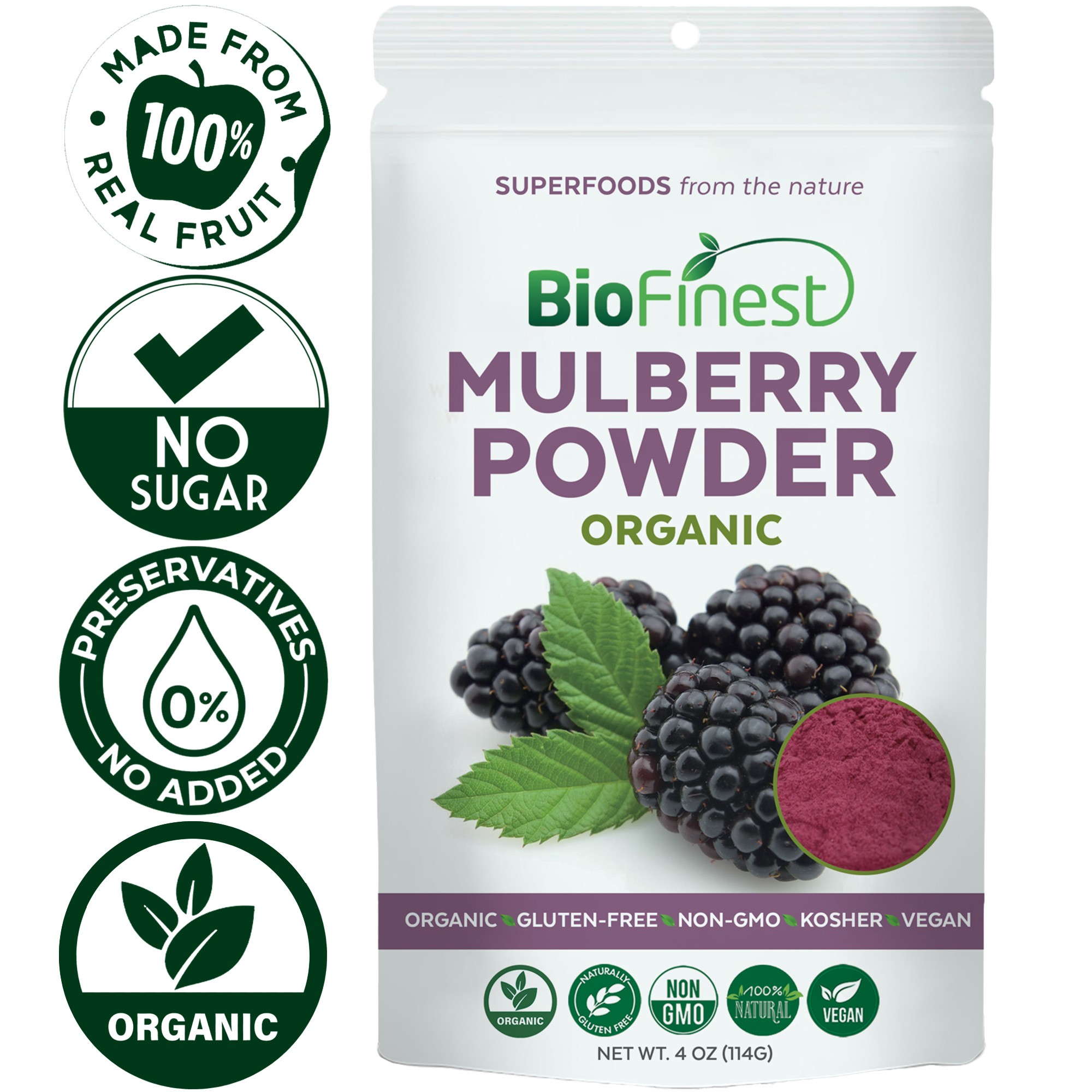 Mulberry juice discount powder