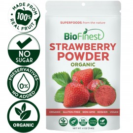 Strawberry Juice Powder - 100% Pure Freeze-Dried Antioxidants Superfood - Boost Digestion Weight Management*