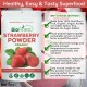 Strawberry Juice Powder - 100% Pure Freeze-Dried Antioxidants Superfood - Boost Digestion Weight Loss