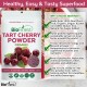 Tart Cherry Powder - 100% Pure Freeze-Dried Antioxidants Superfood - Boost Digestion Weight Loss