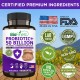 Biofinest Probiotic 50 Billion CFU Enzyme Supplement - 12 Probiotics Strains with 3 Organic Prebiotics (120 veg. caps)