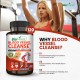 Biofinest Blood Vessel Cleanse Supplement - Japan Nattokinase Elastin F Gamma Oryzanol (120 Veg. Capsules)