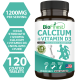Biofinest Calcium Vitamin D3 Supplement - For Teeth Bone Strength Density Joint Muscle (120 Coated Tablets)