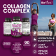 Biofinest Collagen Complex Supplement 1500mg Type 1 2 3 5 10 Hydrolyzed Peptides Marine Bovine (90 Capsules)