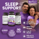 Biofinest Sleep Support Supplement - 16-in-1 Melatonin Ashwagandha Chamomile Magnesium - 90 Capsule