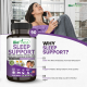 Biofinest Sleep Support Supplement - 16-in-1 Melatonin Ashwagandha Chamomile Magnesium - 90 Capsule
