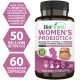 Biofinest Women Probiotic 50 Billion CFU Supplement - 16 Probiotics Strains with 3 Organic Prebiotics (60 Veg. Caps)