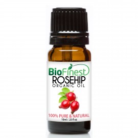 Rosehip Organic Oil - 100% Pure Cold-Pressed-  Premium Quality - BEST Moisturizer for Face, Nails, Dry Hair & Skin