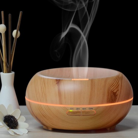 C2 (200ml) Ultrasonic Aroma Diffuser/ Air Humidifier/ Purifier/ 7-Color LED Light, 4-Timer, 6 Hours Mist, Auto Off, Super Quiet