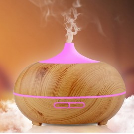 D4 (300ml) Ultrasonic Aroma Diffuser/ Air Humidifier/ Purifier/ 7-Color LED Light, 4-Timer, 10 Hours Mist, Auto Off, Super Quiet