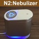 N2 (15ml) Ultrasonic Aroma Diffuser/ Air Humidifier/ Nebulizer/ 7-Color LED Light, 4-Timer, 10 Hours Mist, Auto Off, Super Quiet