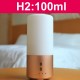 H2 (100ml) Ultrasonic Aroma Diffuser/ Air Humidifier/ Purifier/ 7-Color LED Light, 4-Timer, 8 Hours Mist, Auto Off, Super Quiet