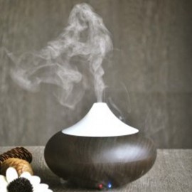 G2B(160ml) Ultrasonic Aroma Diffuser/ Air Humidifier/ Purifier/ 7-Color LED Light, 6 Hours Mist, Auto Off, Super Quiet