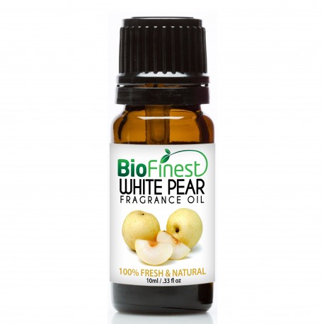 White Pear Fragrance Oil - 100% Fresh & Natural - Premium Grade - Natural Home Scent - Tropical Fruit - Aromatherapy - Relaxing