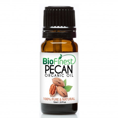 Pecan Organic Oil - 100% Pure Cold-Pressed -  Premium Quality - Antibacterial & Anti-inflammation  - Best For Skin/Hair
