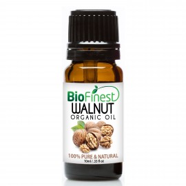 Walnut Organic Oil - 100% Pure Cold-Pressed -  Premium Quality - Rich in Omega-3/ Vitamin E/ Antioxidant - Best for Hair Scalp