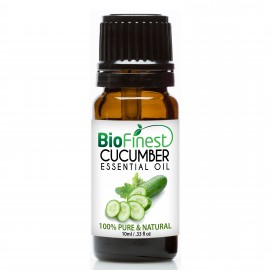 Cucumber Essential Oil - 100% Pure Undiluted - Therapeutic Grade - Best For Calming & Refreshing, Scars & Stretch Marks
