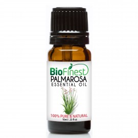 Palmarosa Essential Oil - 100% Pure Undiluted - Therapeutic Grade - Best For Aromatherapy & Massage, Calming & Stress Relief