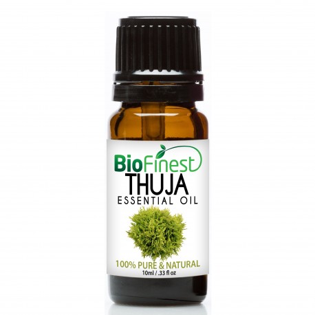 Thuja Essential Oil - 100% Pure Therapeutic Grade - Best For Aromatherapy -  Skin Regeneration , Reduce Acne, Scars, Age Spots