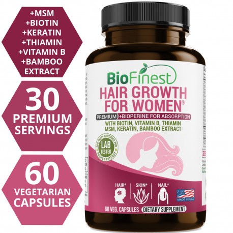 Hair Growth Supplement For Women - Vitamins For Natural ...