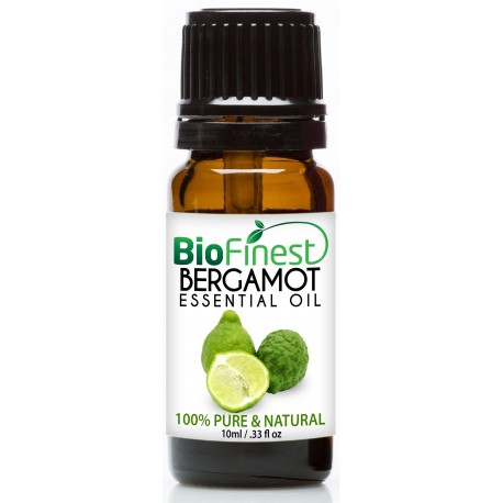 Bergamot Essential Oil - 100% Pure Undiluted - Therapeutic Grade - Best For Aromatherapy - Relieve Cold - Reduce Headache