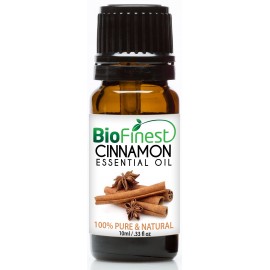 Cinnamon Essential Oil - 100% Pure Undiluted - Therapeutic Grade - Best For Aromatherapy -  Aid Blood Circulation & Muscle Ache
