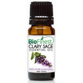 Clary Sage Essential Oil - 100% Pure Undiluted - Therapeutic Grade - Best For Aromatherapy - Boost Confidence - Hormonal Balance