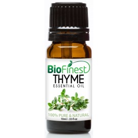 Thyme Essential Oil - 100% Pure Undiluted - Therapeutic Grade - Aromatherapy - Boost Memory - Kill Bacteria - Balance Hormone