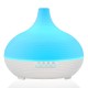 D1 (300ml) Ultrasonic Aroma Diffuser/ Air Humidifier/ Purifier/ 7-Color LED Light, 4-Timer, 10 Hours Mist, Auto Off, Super Quiet