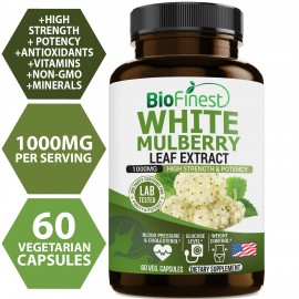 White Mulberry Leaf Extract 1000mg (Morus Alba)