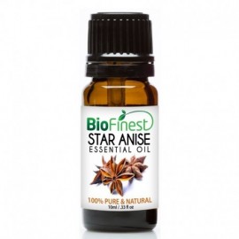 Star Anise Essential Oil - 100% Pure Therapeutic Grade - Best For Aromatherapy - Ease Cough, Flu, Menstrual Pain