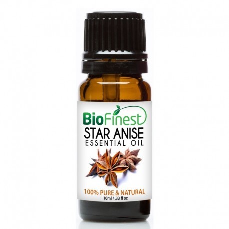 Star Anise Essential Oil - 100% Pure Therapeutic Grade - Best For Aromatherapy - Ease Cough, Flu, Menstrual Pain