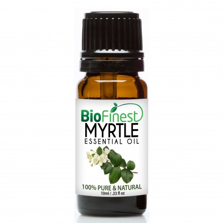 Myrtle Essential Oil - 100% Pure Undiluted - Therapeutic Grade - Best For Aromatherapy -  Soothe Cough, Asthma, Bronchitis