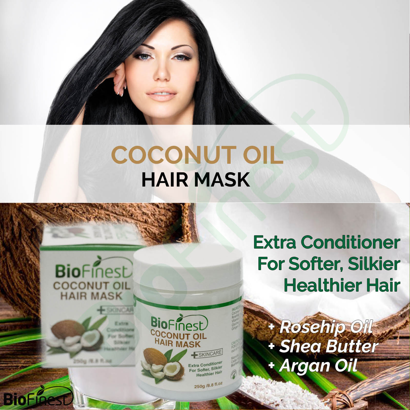 Coconut Body & Hair Care Gift Set ★ Best Moisturizer ...