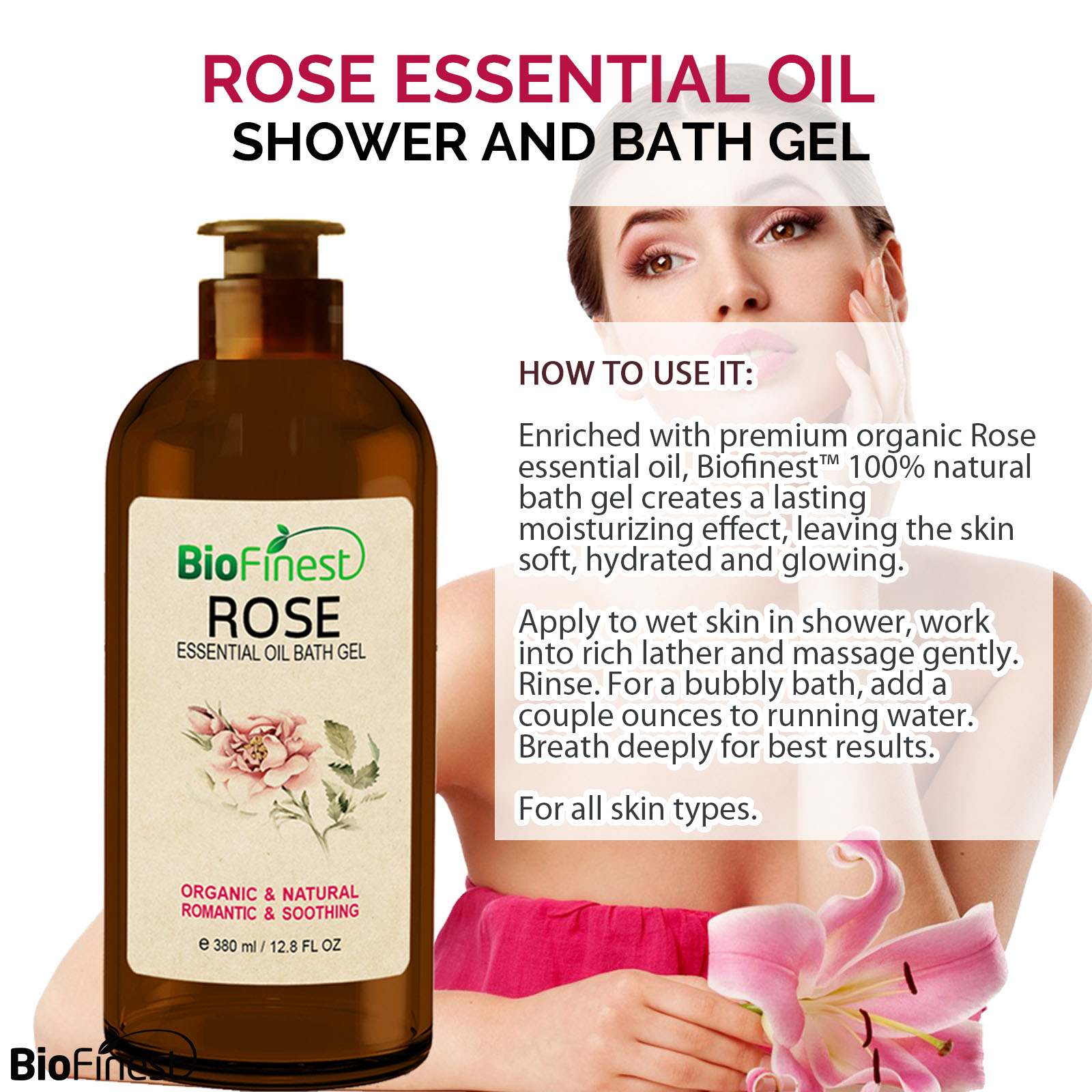 Rose Shower Gel 3