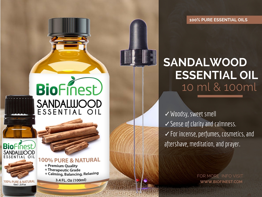 Biofinest 100% Pure Sandalwood Essential Oil - Best For Aromatherapy